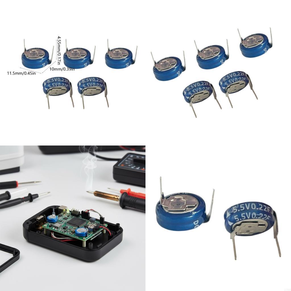 Renewable Energy Types - 5 Piece 5.5V 0.22F H Type