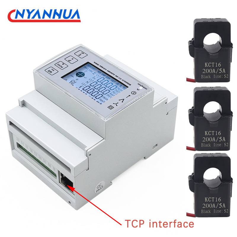 Energy Meter Bidirectional - 3 Phase DIN Rail Bidirectional Energy