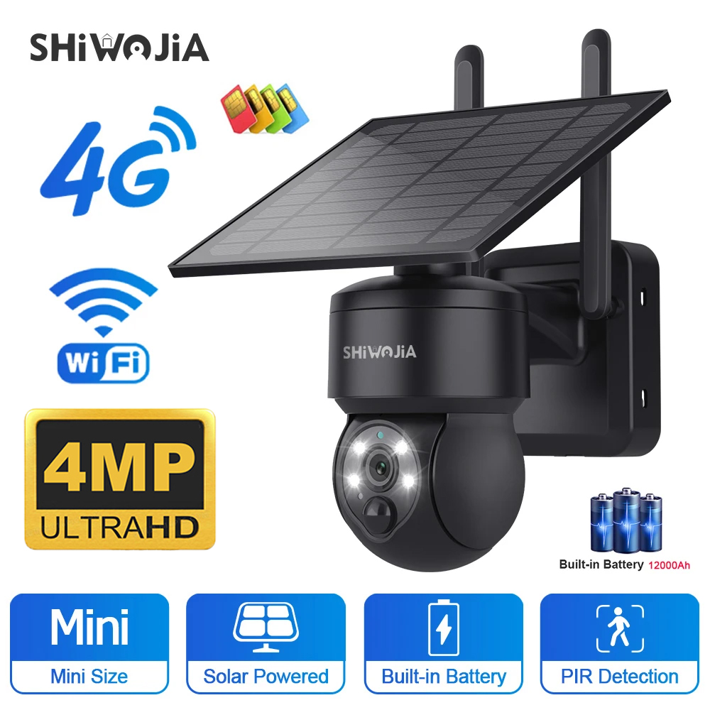 SHIWOJIA WIFI Wireless PTZ Sol - Solar Panel Tilt Mount review and price
