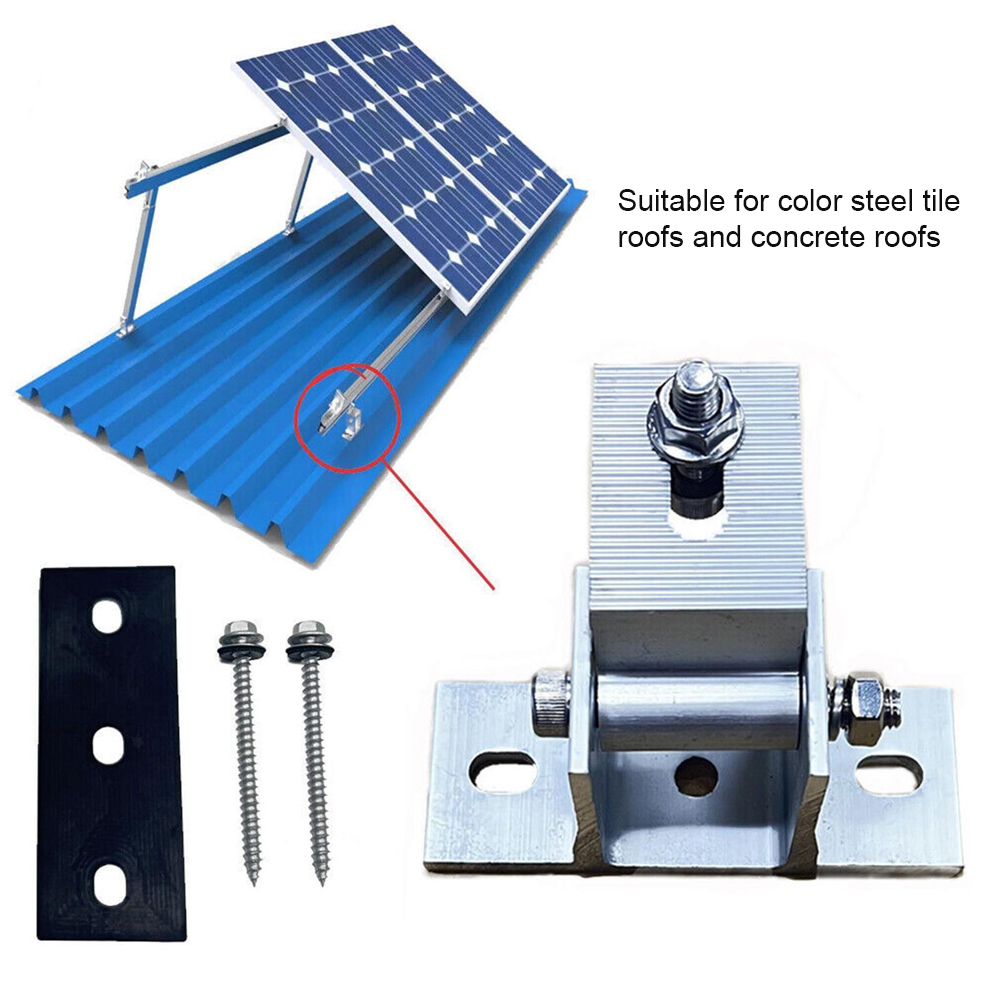 2 Pcs Aluminum Solar Panel Bra - Solar Panel Tilt Mount review and price