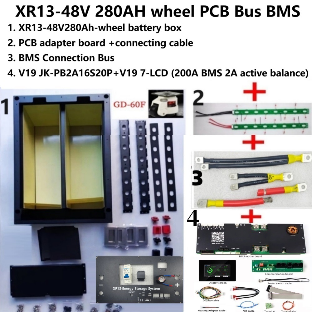 XR13 16S 51.2V  7 inch LCD JK  - Renewable Energy Kits review and price