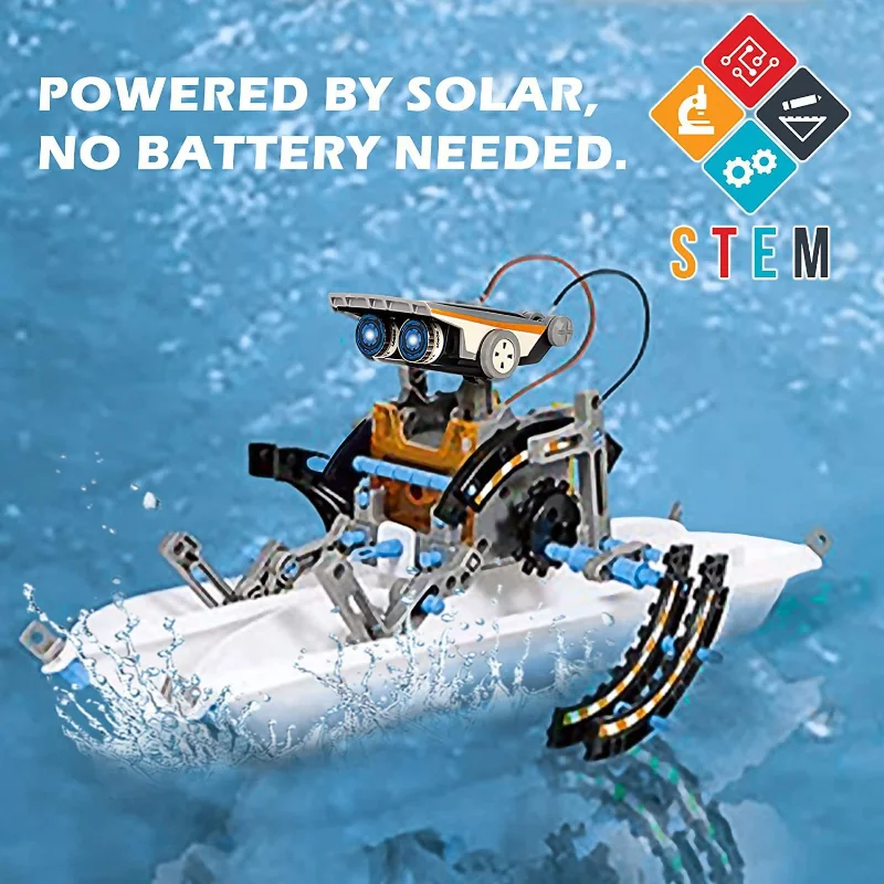 13-in-1 Solar Powered Robot Ki - Renewable Energy Kits review and price