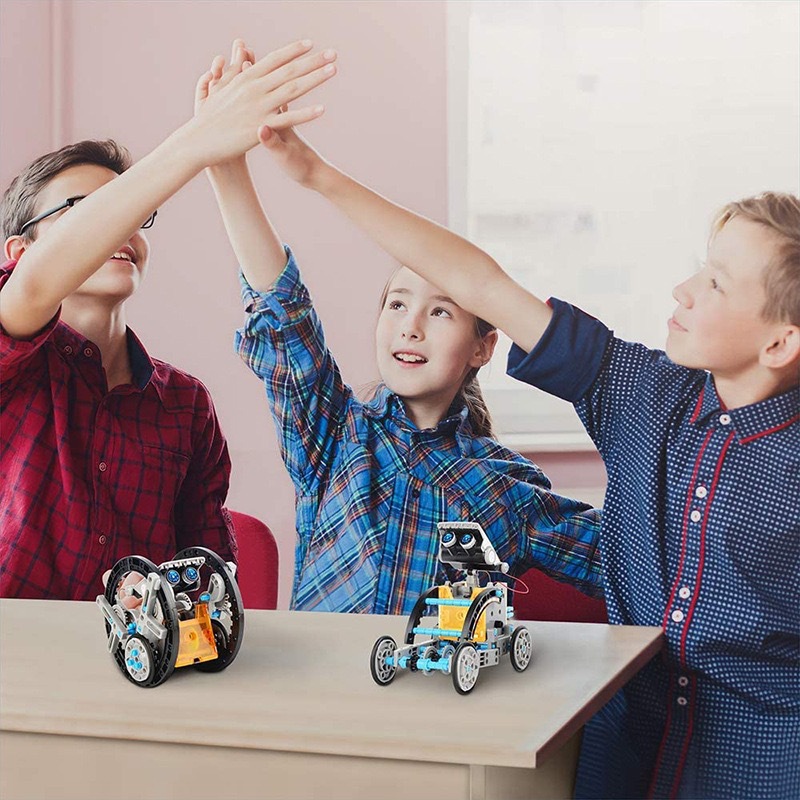13-in-1 Solar Powered Robot Ki - Renewable Energy Kits review and price