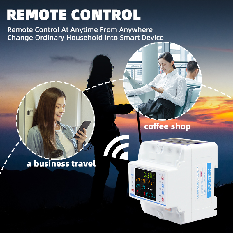 Tuya WiFi 3*220/380V 5(80)A Sm - Energy Meter Bidirectional review and price