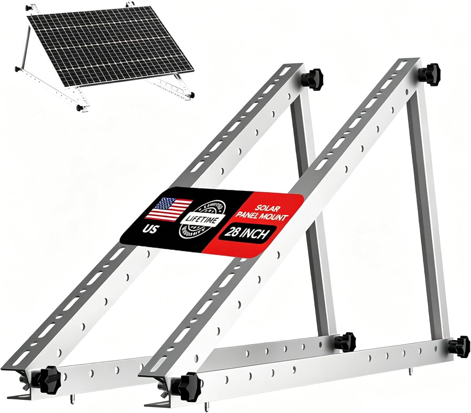 1pc Premium 28 Inch Solar Tilt - Solar Panel Tilt Mount review and price