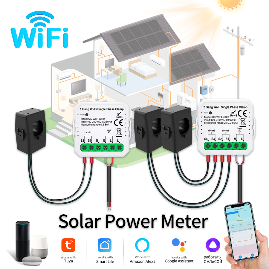 Tuya Smart WiFi Solar Power En - Energy Meter Bidirectional review and price