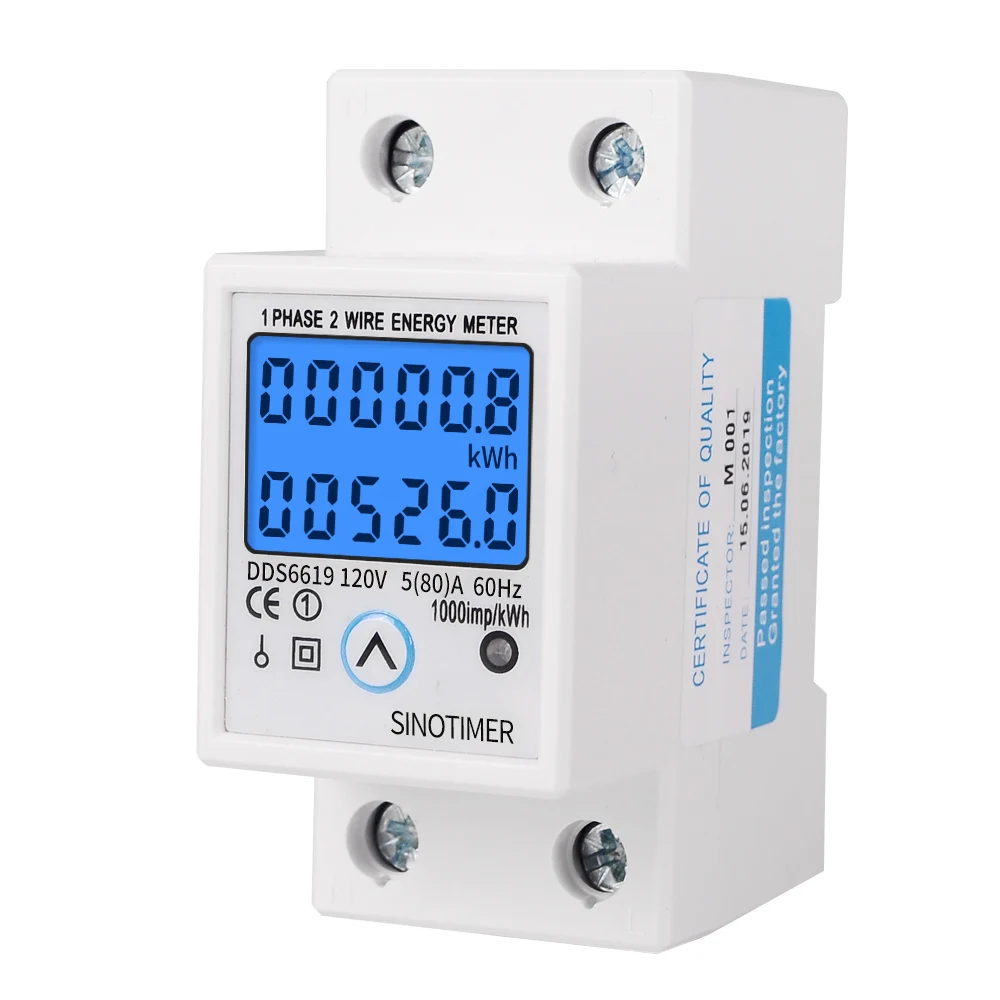 220V AC 110V Digital Single Ph - Energy Meter Bidirectional review and price