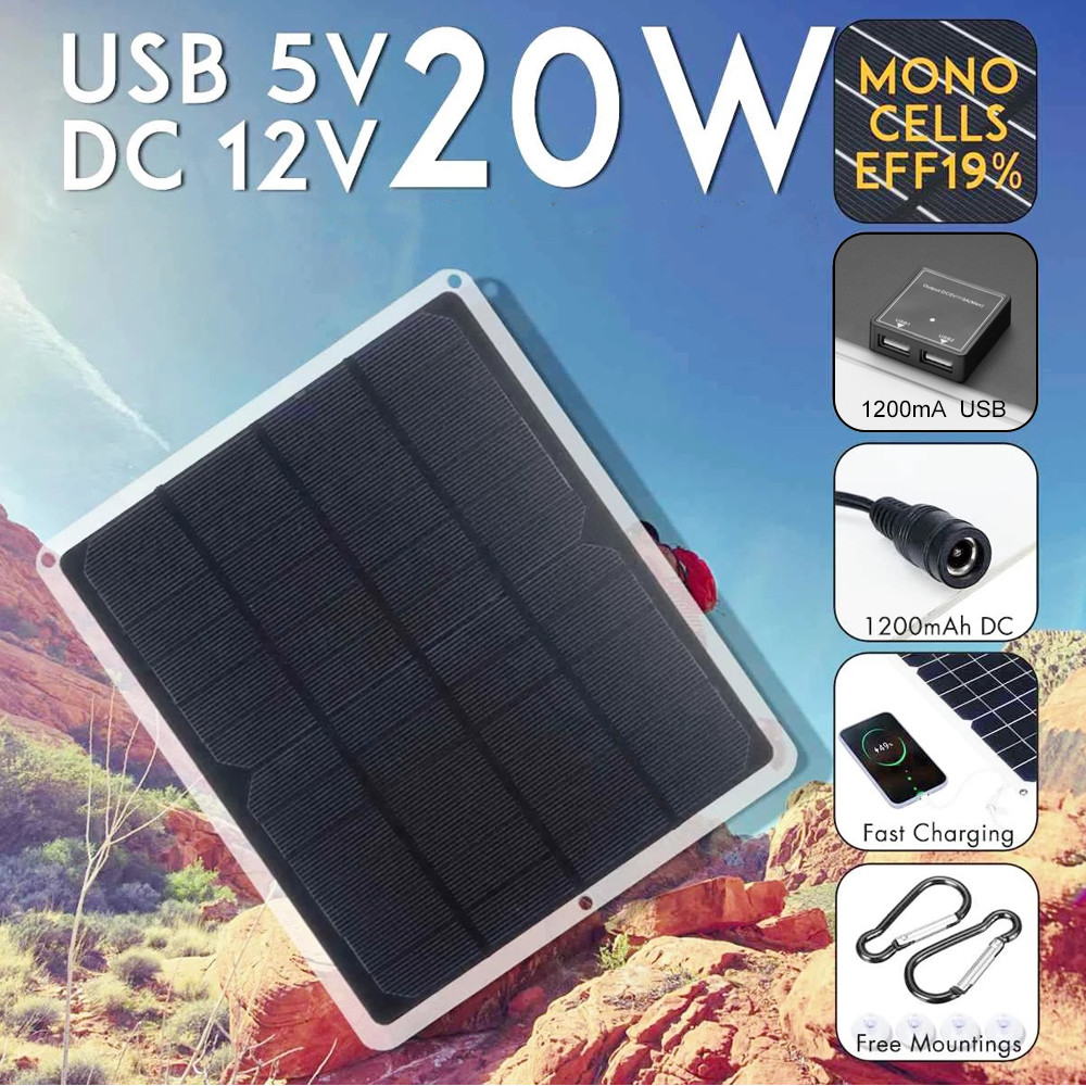 20W 6V Solar Panel Monocrystal - Renewable Energy Kits review and price