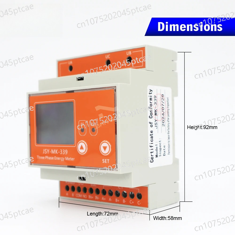 KWh Meter Monitor Modbus-RTU C - Energy Meter Bidirectional review and price
