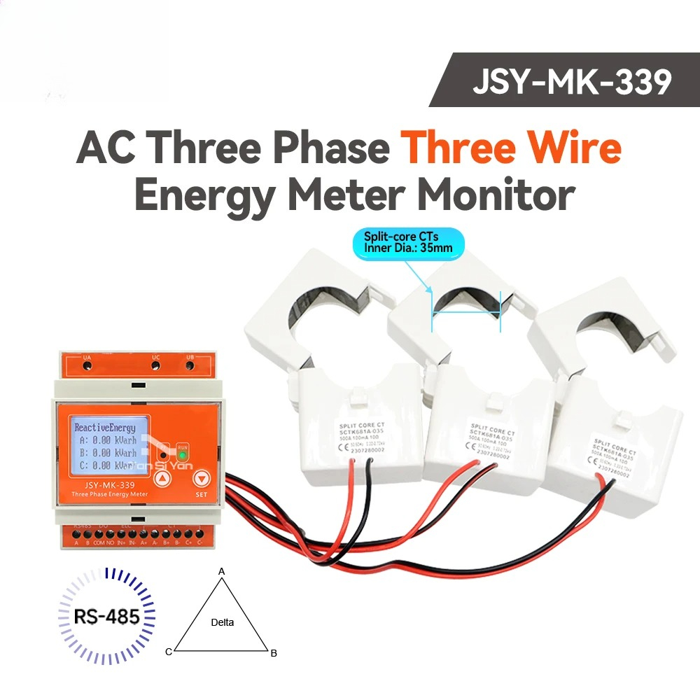 KWh Meter Monitor Modbus-RTU C - Energy Meter Bidirectional review and price