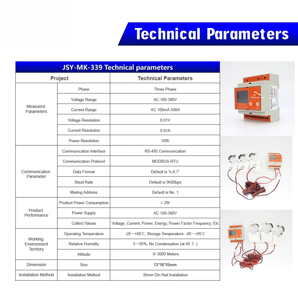 KWh Meter Monitor Modbus-RTU C - Energy Meter Bidirectional review and price