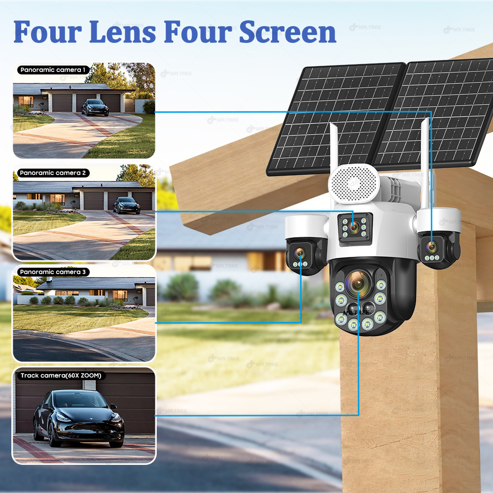 AOV Four Lens Outdoor Surveill - Solar Panel Tilt Mount review and price