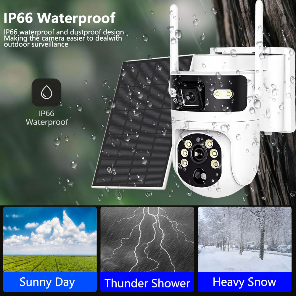 8MP 4K 4G SIM Card PTZ IP Came - Solar Panel Tilt Mount review and price