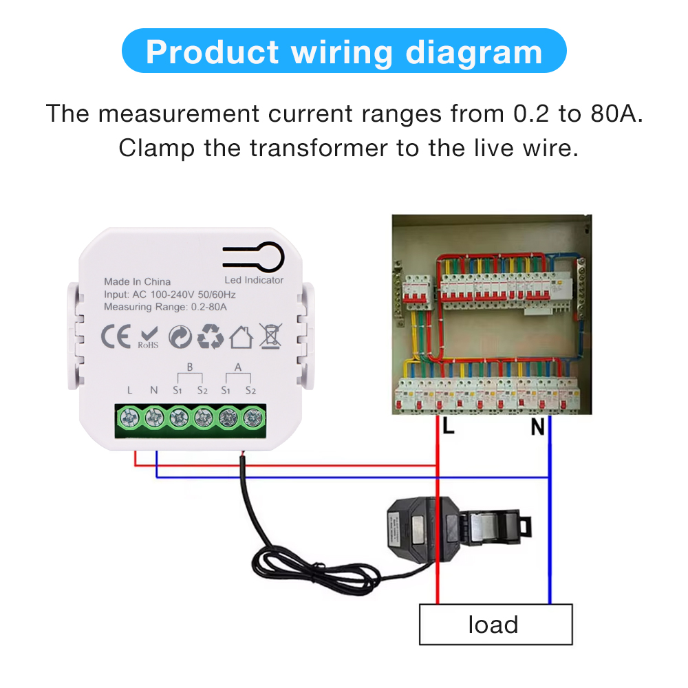 WiFi Tuya Smart Life Digital E - Energy Meter Bidirectional review and price