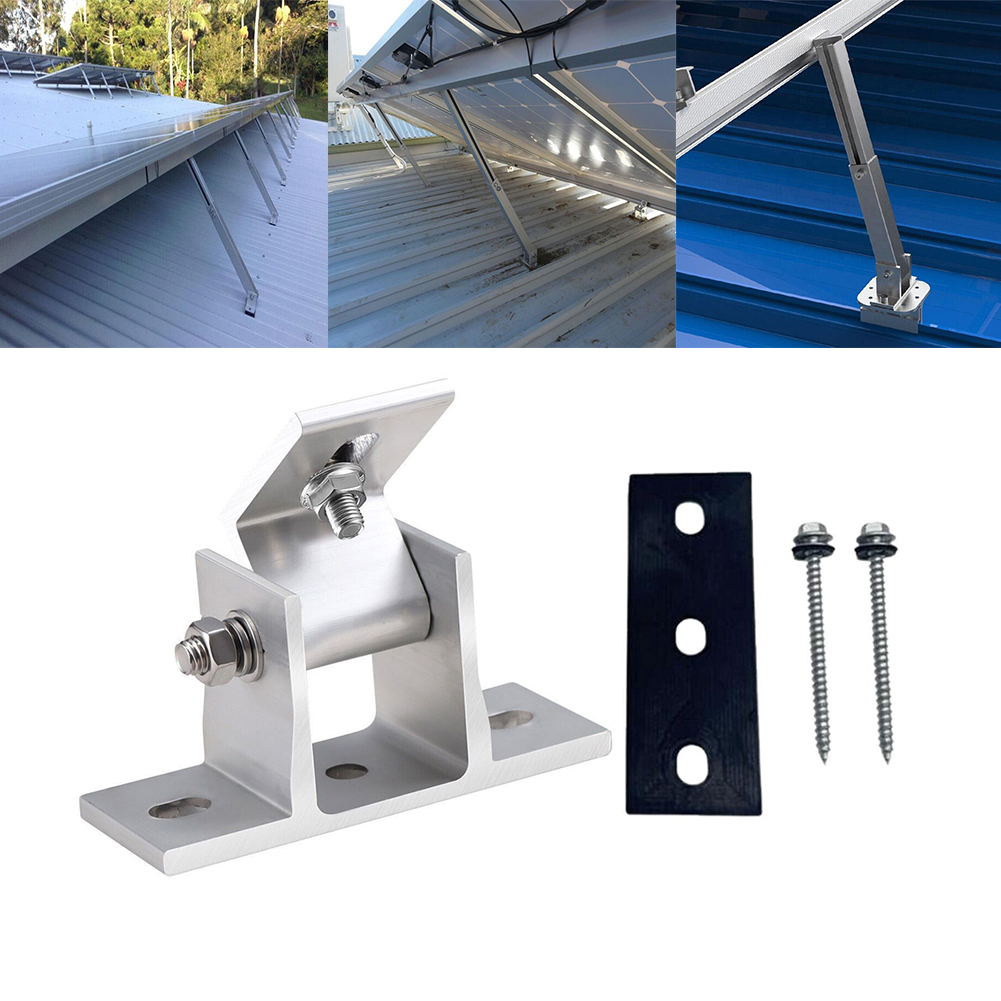 2 Pcs Aluminum Solar Panel Bra - Solar Panel Tilt Mount review and price