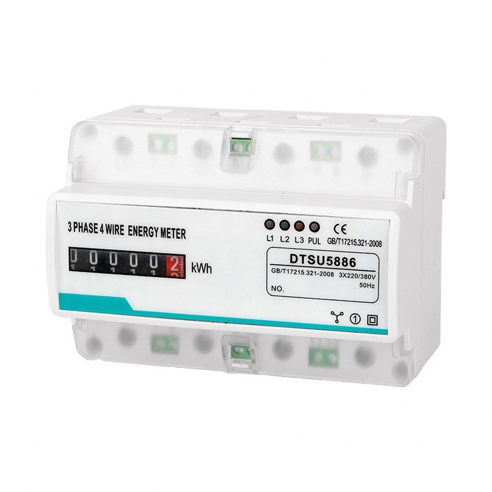 3-Phase 4-Wire 100A Rail-Mount - Energy Meter Bidirectional review and price