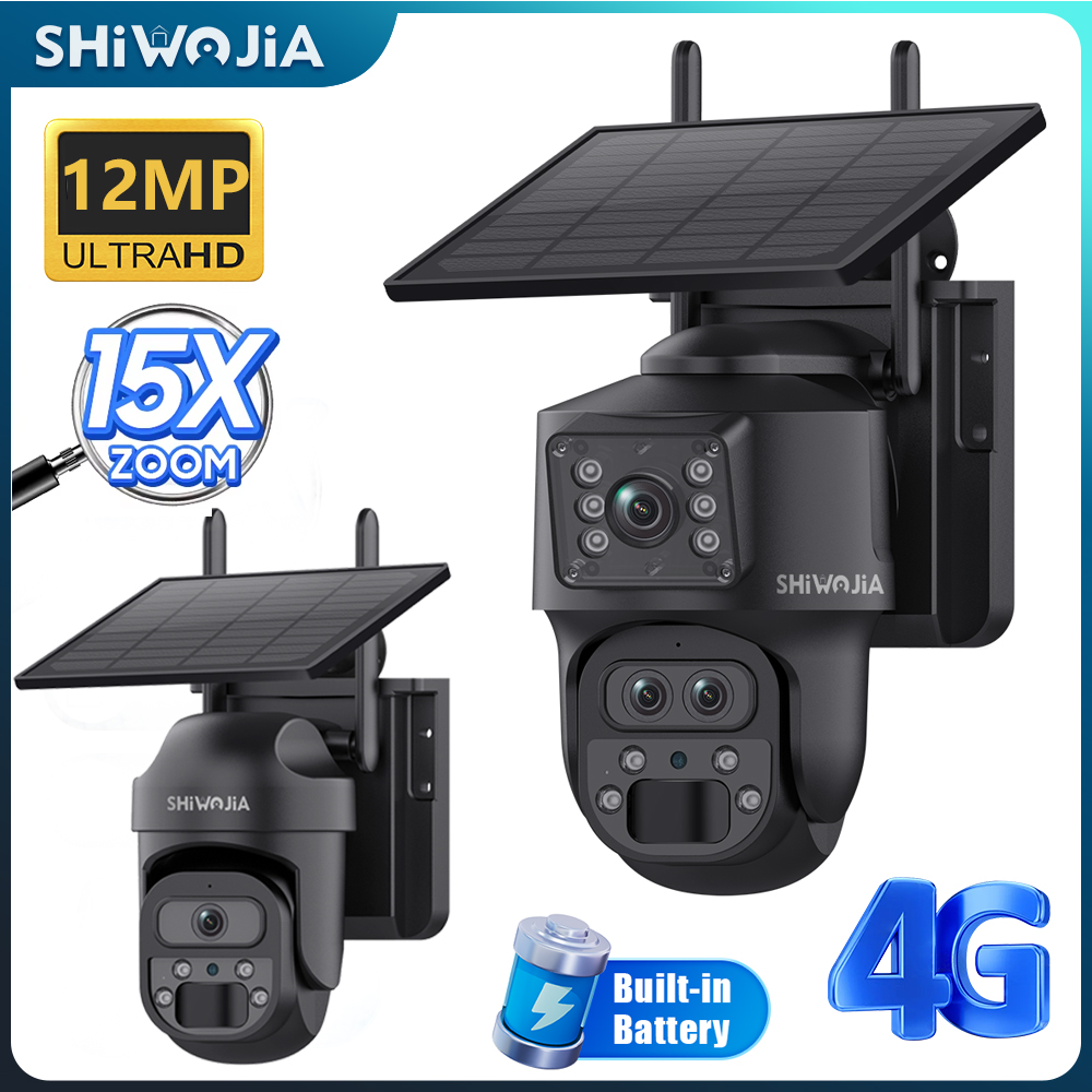 SHIWOJIA 15X ZOOM Solar Camera - Solar Panel Tilt Mount review and price