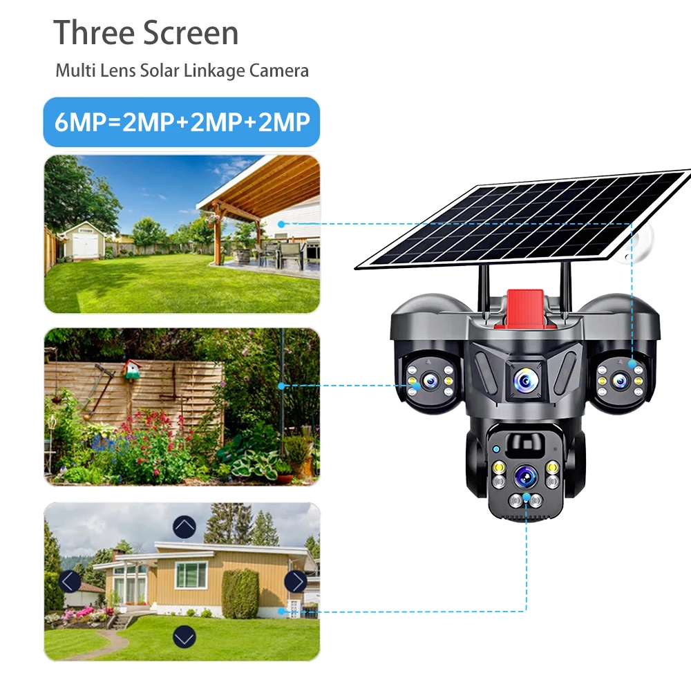 KERUI V380 Pro Outdoor PTZ 6MP - Solar Panel Tilt Mount review and price