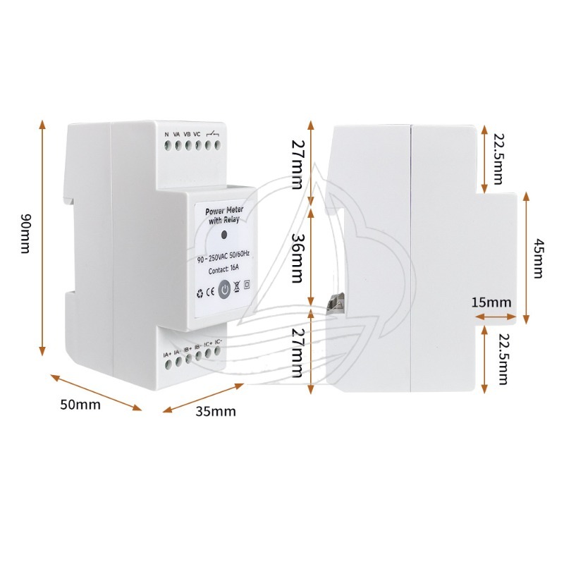 3P4W WiFi Energy Meter with Re - Energy Meter Bidirectional review and price