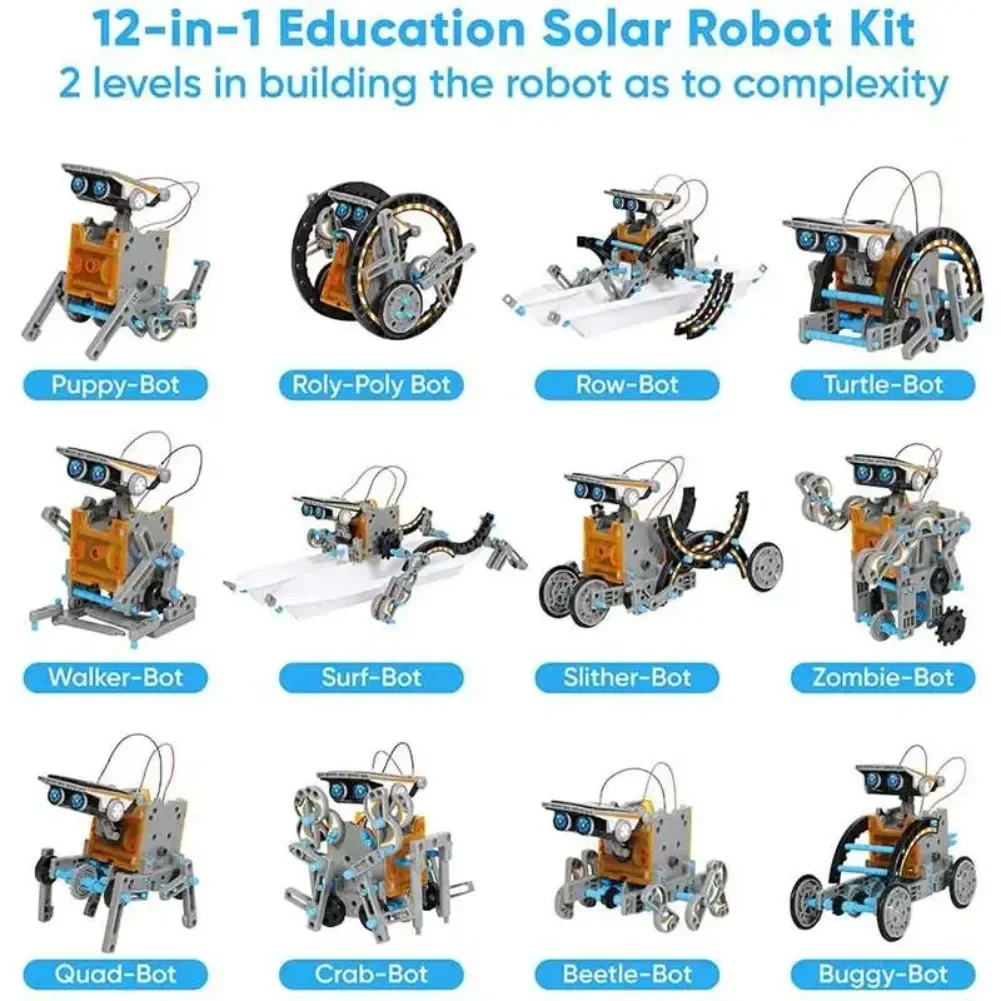 13 in 1 Solar Powered Robot Sc - Renewable Energy Kits review and price