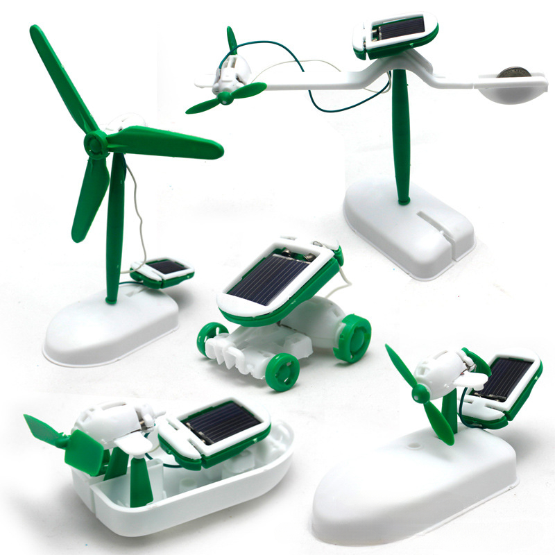 6-In-1 Solar-Power Robot Kit A - Renewable Energy Kits review and price