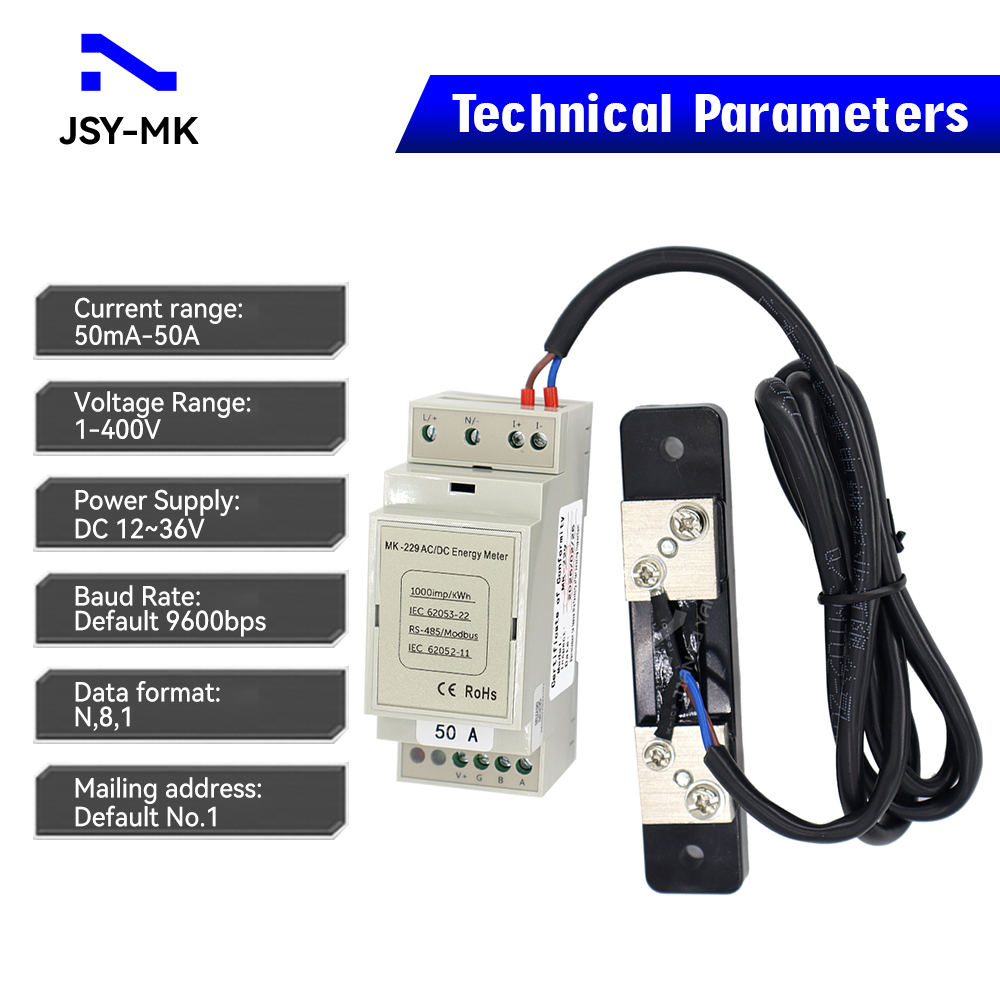 JSY-MK-229 Single-channel 50A  - Energy Meter Bidirectional review and price